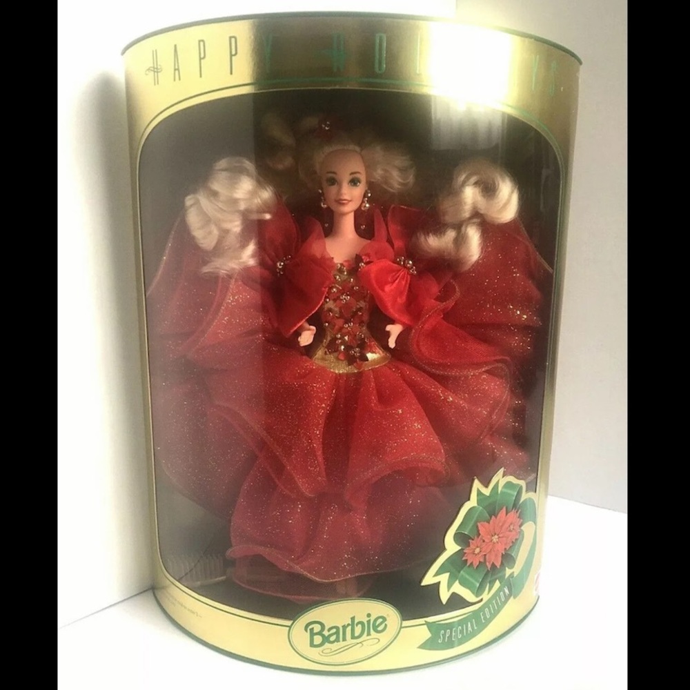 1993 Happy Holidays Special Edition Barbie Nrfb - Gem